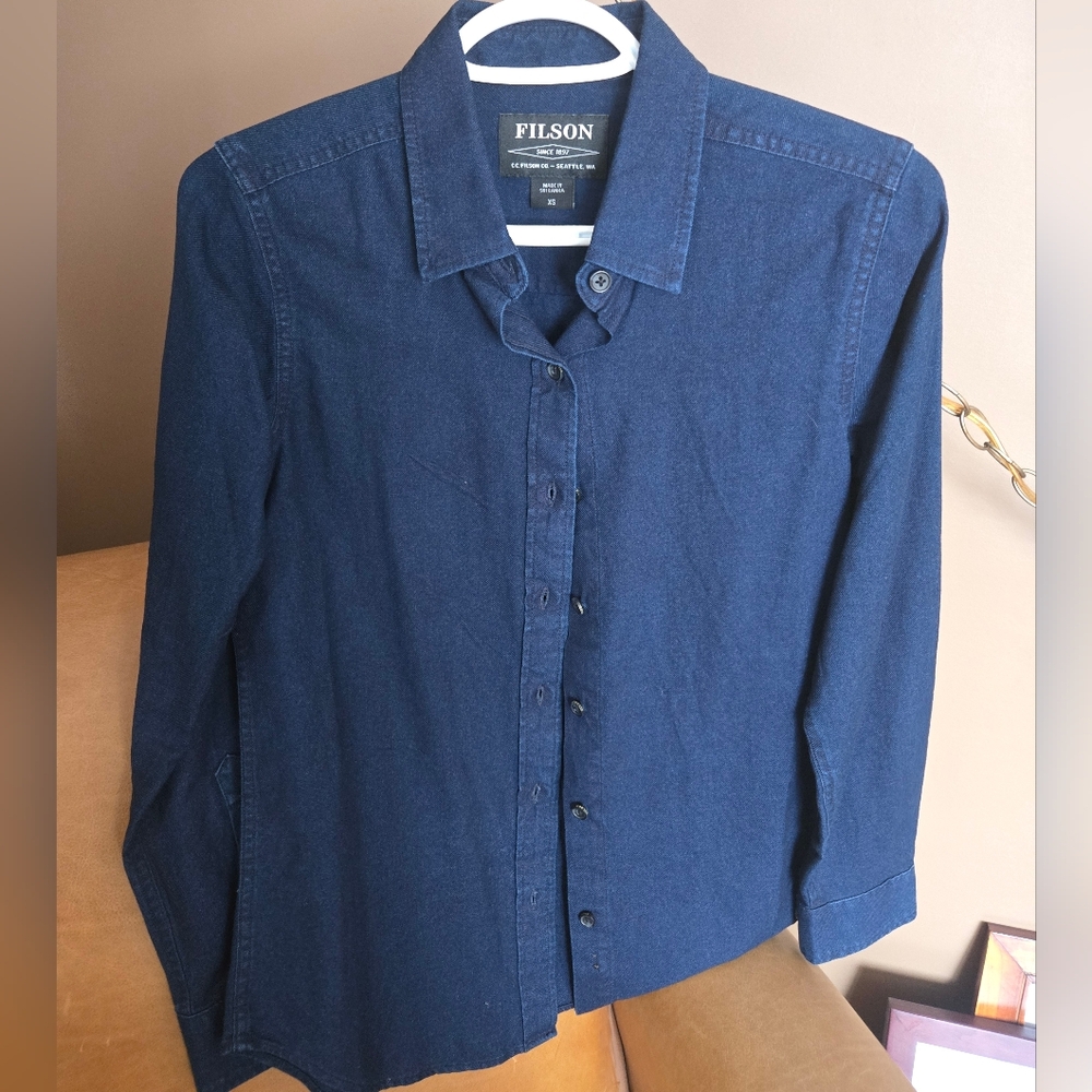 Filson Lightweight Alaskan Guide Shirt - Women's Indigo